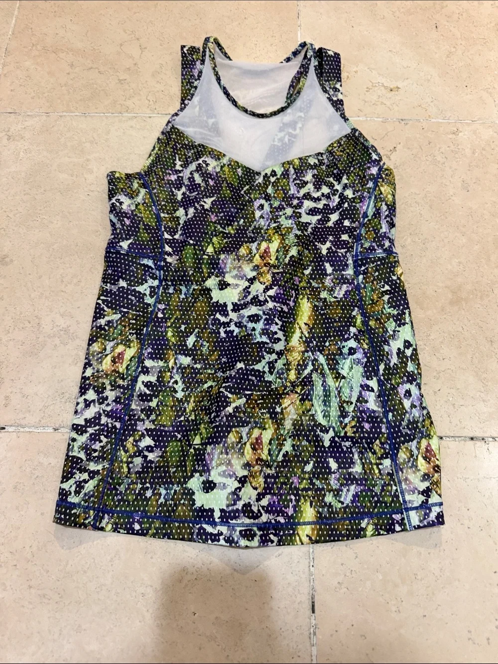 lululemon athletica Multicolor Floral Racerback Tank